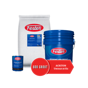 Unidad de 56 kg de Mortero Epoxico Fester Epoxine 600 grout