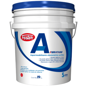 Fester A5 Rojo Fibratado acrilico